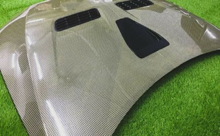 Kevlar Carbon Fiber CF Mitsubishi Lancer Evo X Hood For Inspira Lancer - Image 4
