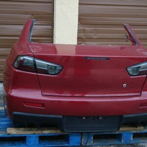 2008-2012 LANCER EVOLUTION X OEM REAR CLIP TRUNK LID PANEL BUMPER EVOX CZ4A