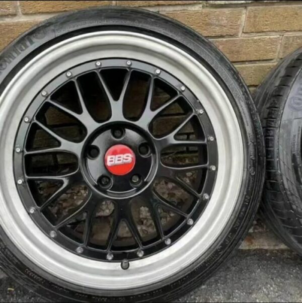 OEM BBS set of 4 R18 Deep Dish Alloy Wheels & Tyres for Mitsubishi Lancer