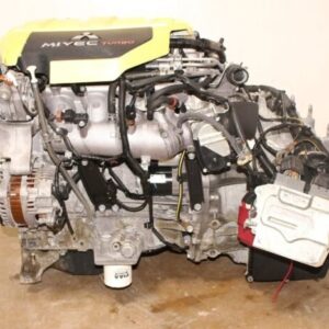 2008-2015 Mitsubishi Lancer Evolution X 4B11 2.0L Turbo Engine With ECU and Transmission Attached