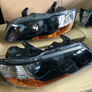 JDM 8 MR (MATTE BLACK) HID with Fogs Headlights
 For Mitsubishi Lancer MR Evo 8/9.