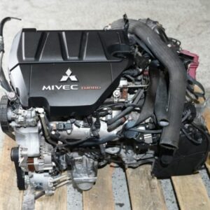 Complete JDM Mitsubishi Lancer EVO X 2.0L 2008-2015 | 4B11T Turbo Engine Mivec With Transmission And ECU Attached
