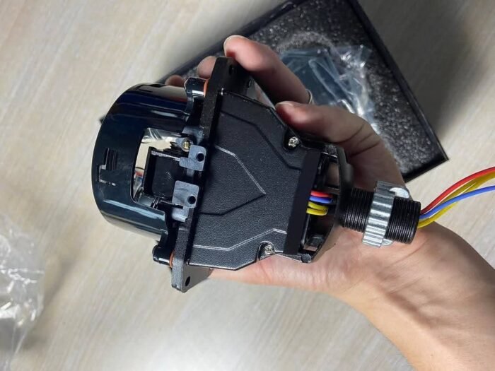 Original New pair of iX8 bi led dual core low beam and double high beam projector foglamps for lancer sedans. - Image 3