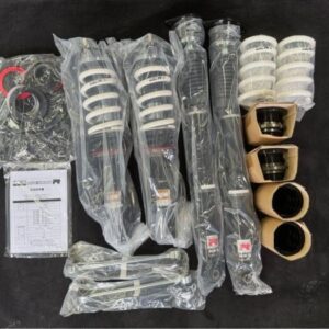 Brand new in stock! HKS HIPERMAX R FL5 coilovers for Lancer Sedans, Civic Type R with full-tap suspension error cancel and pillow balls.comes with a suspension error canceller with front pillow.30-stage damping, spring rate 14kg front and rearWith stabilizer link and helper spring