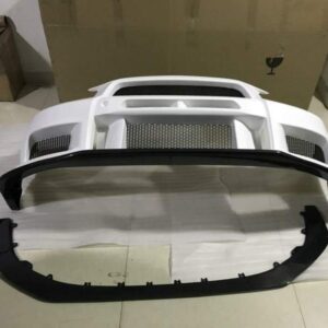 Lancer Evo X Varis front bumper with carbon Fib2r llip