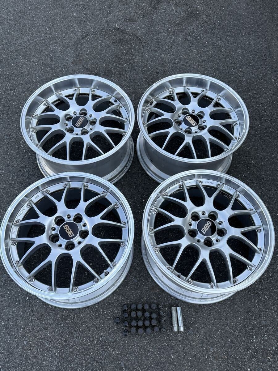 BBS RS902/RS903 18-inch 8.5j+36 9.5j+38 FORGED 5H 114.3 BBS nuts and lock nuts included Crown Estate - Image 2