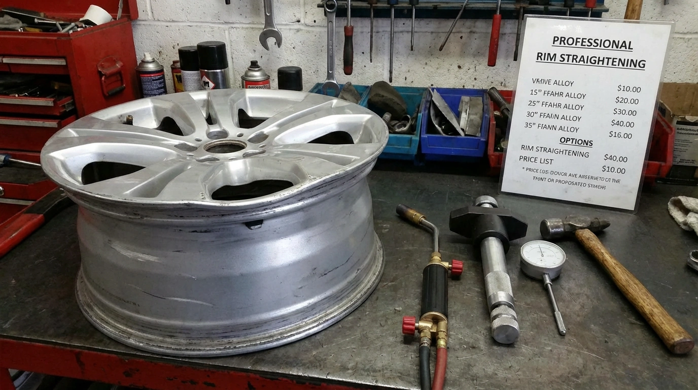 Bent Car Rim Repair Options