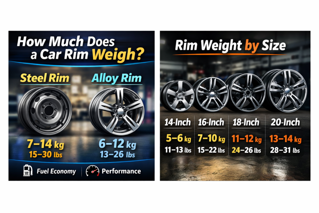 How Much Does a Car Rim Weigh