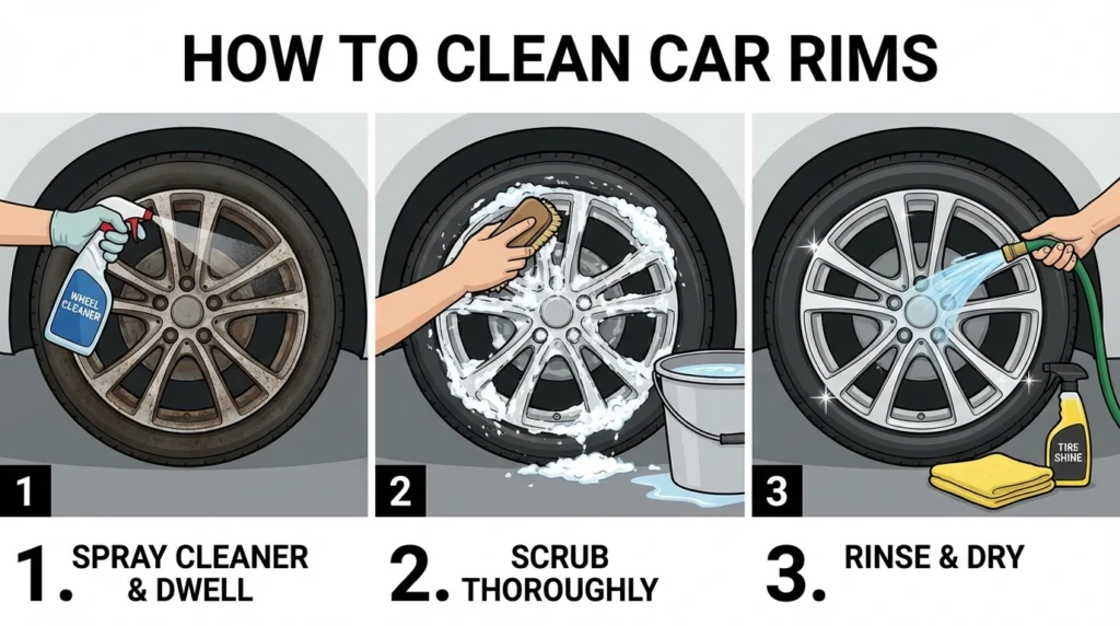 How to Clean Rims on a Car: WD-40, Wheel Cleaners & Sealant Tips