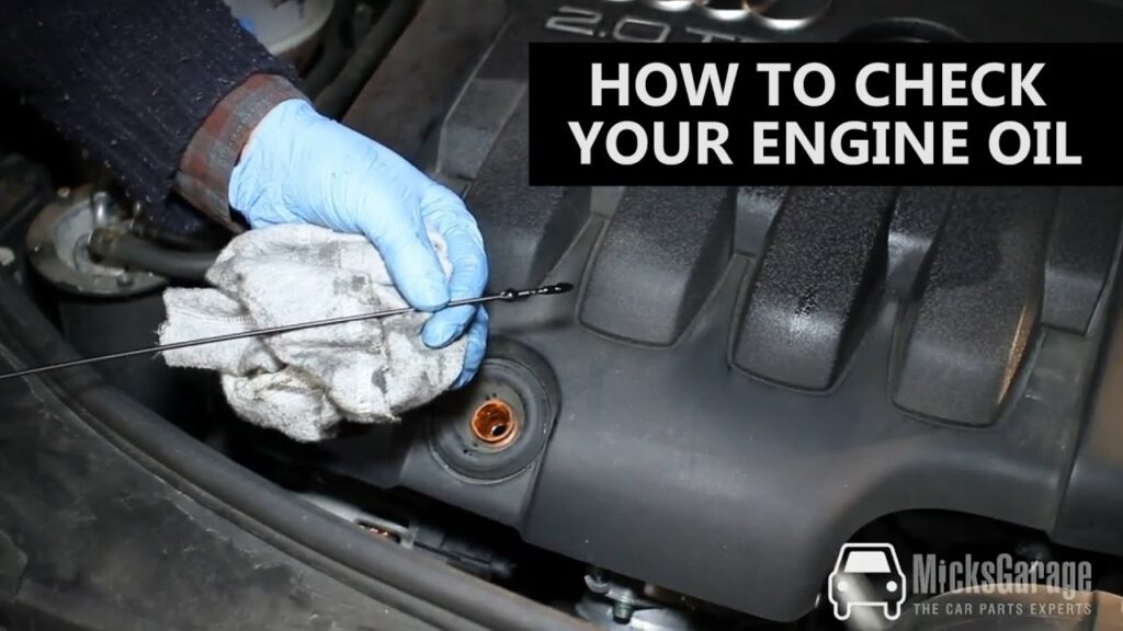 how to check engine oil level in car