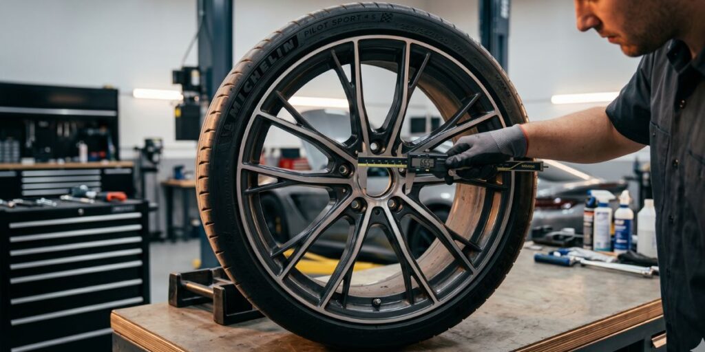 how to measure car rims