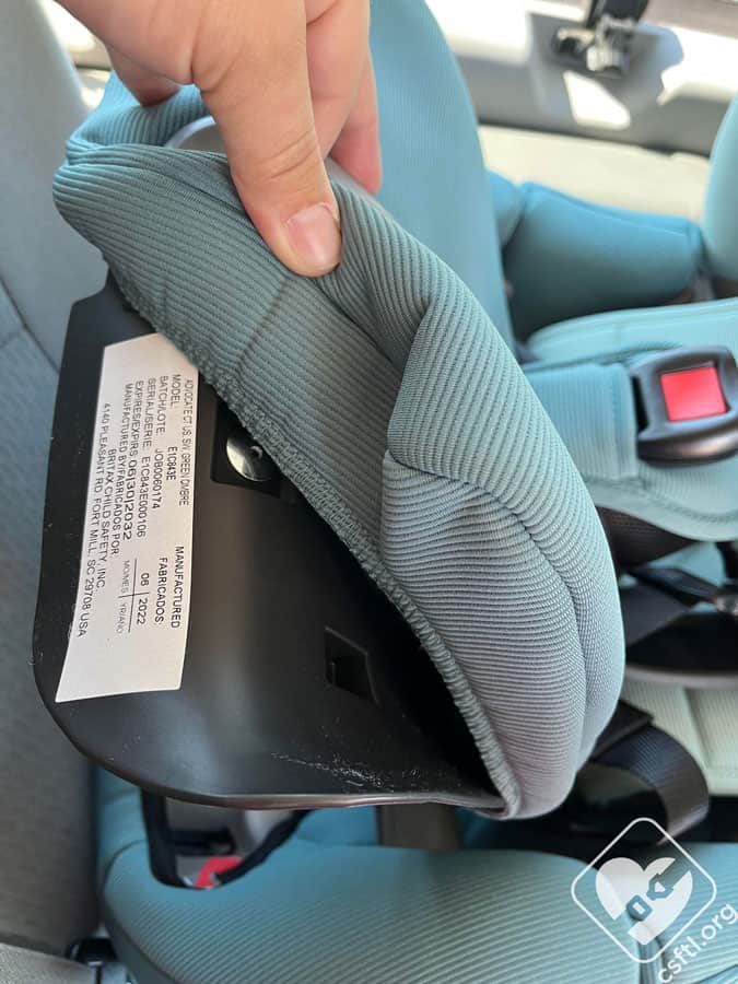 where do you find expiration date on car seat Genuine