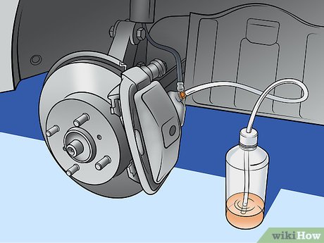 do you bleed brakes with car on or off