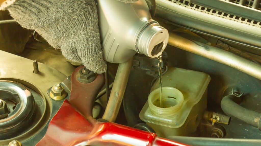 how to add brake fluid to car