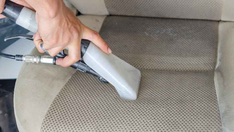 how to get the stains out of car seats
