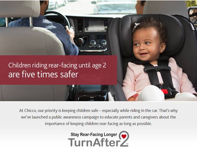 when to turn car seat around
